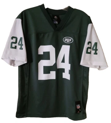 Футболка Darrelle Revis No24 New York Jets молодежный размер большой NFL - Изображение 1 из 4