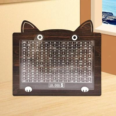 Wooden Savings Box Easy to Carry Piggy Bank for Bedroom Adults Dormitory - Image 1 of 4