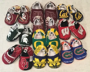 Botines/zapatos para bebé de tela universitaria de la NCAA - Imagen 1 de 31