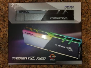 G.SKILL TridentZ Neo RGB 32GB (2x16GB) 3600 MHz (16-16-16-36) DDR4 *AMD Ryzen* - Picture 1 of 5