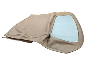 Fits Fiat 124 Spider 2000 CS2 1979-1983 Convertible Soft Top SADDLE Vinyl - Bild 1 von 5