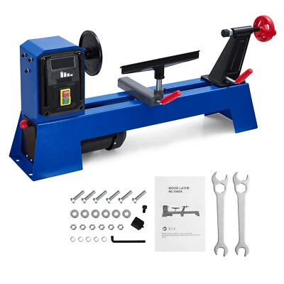 14" x 20" Benchtop Wood Lathe Machine 0.54HP 400W Wood Lathe Machine 890-2600RPM - Image 1 of 4
