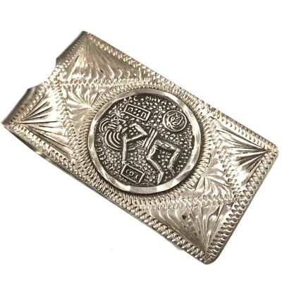 Mexican Sterling Silver Money Clip - Image 1 of 3