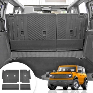 Rear Seat Back Cover Mats Backrest Protect for 2021 2022 2023 Ford Bronco 4-Door - Foto 1 di 7