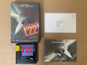 Sega Mega Drive F22 Interceptor Advanced Attack Fighter Pal CIB Fast Despatch - Picture 1 of 23