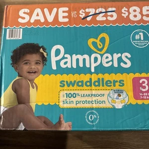 Pampers Swaddlers pannolini unisex a prova di perdite, taglia 3 (16-28 libbre).), numero 180 nuovo - Foto 1 di 2
