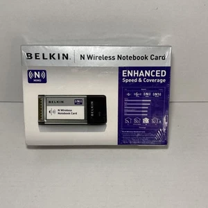 SEALED IN BOX BELKIN N Wireless Notebook Card - Picture 1 of 4