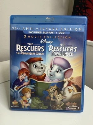 Rescuers: 35th Anniversary Edition (The Rescuers / Down Under)  Blu-ray / DVD - Image 1 of 2