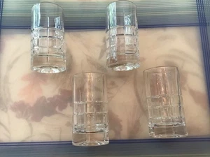 Ralph Lauren Crystal Double Shot Glass Set of 4 RLL - Picture 1 of 6
