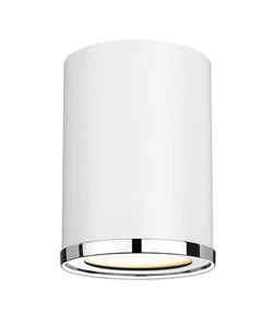 Z-Lite 2303F1 Arlo 5"W Flush Mount Ceiling Fixture - White - Picture 1 of 12