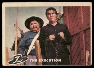 1958 Topps Zorro #28 The Execution - arrugado en muy buen estado - Imagen 1 de 2