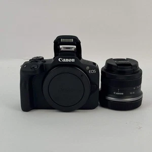 Canon EOS R50 24.2MP Spiegellose Kamera mit Canon EF-S 18-45mm f/4.5-6.3 IS STM Len - Bild 1 von 9