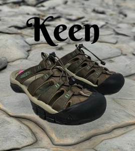 Keen Para Hombres Newport Toboganes Talla 8.5 Resistente al Deslizamiento Ajustable Bungee Cordones Amortiguador - Imagen 1 de 9