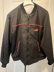 Vintage Coca-Cola Coke Delivery Trucker Bomber Jacket Riverside 3M Men's Large - Picture 1 of 8