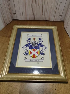 Vintage gerahmtes und mattiertes Walker Clan Wappen  - Bild 1 von 10