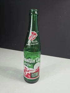 Vintage Mountain Dew Bottle, Filled by Essie & Bill,Excellent graphics! 10 fl oz - Picture 1 of 14
