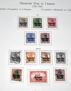 BESETZUGEN WK I USW Nette Sammlung aus Nachlass mit besseren Ausgaben Serien usw - Bild 1 von 13