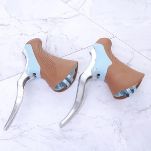 1 Pair of Aluminum Alloy Handlebar Brakes Brake Handle Brake Lever for Fixed - Picture 1 of 11