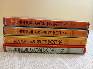 The 1983, 84, 88, 89 Annual World's Best SF Donald A Wollheim Hardcover Books- f - Picture 1 of 21