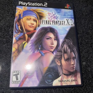 Final Fantasy X-2 Sony PlayStation 2 Sony PS2 Complete CIB Black Label Tested - Picture 1 of 5