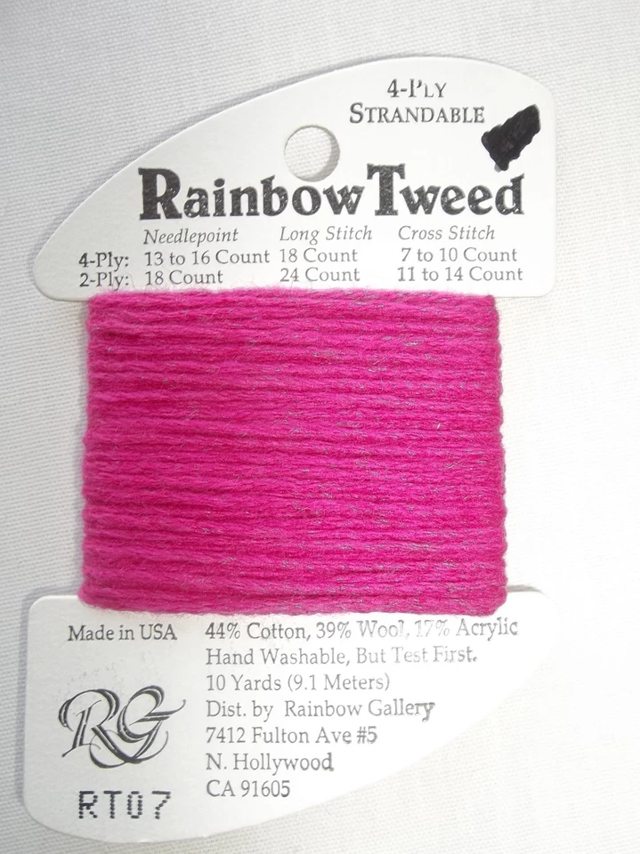 RAINBOW TWEED Thread - You Choose-- Rainbow Gallery Cross Stitch/Needlepoint - Image 1 of 1