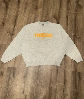 Vintage 90s Y2K Nike Center Swoosh Tennessee Vols Crewneck Sweatshirt Size XL - Image 1 of 4