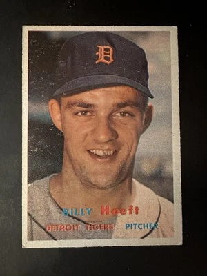 1957 Topps - Billy Hoeft #60 Detroit Tigers ungraded VG to EX - Image 1 of 2