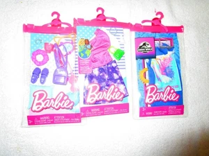 Lote de 3 Paquetes de Moda para Barbie (2022, Mattel) - Imagen 1 de 3