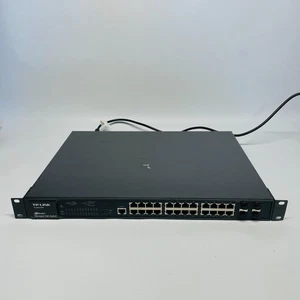 Conmutador PoE+ administrado Gigabit flujo jets administrado TP-Link TL-SG3424P L2 - Imagen 1 de 7