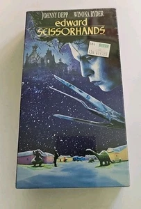 Edward Scissorhands VHS SEALED Watermarks Fox Johnny Depp Winona Ryder VTG - Picture 1 of 10