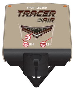 2014 Prime Time Tracer AIR Travel Trailer - Front Cap RV Decals - Picture 1 of 3