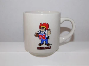Vintage Nebraska Cornhuskers College Football Keramik Kaffeebecher - Bild 1 von 5