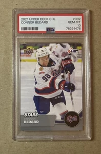 2021-22 Upper Deck CHL Ice Hockey Connor Bedard Rookie Card #302 PSA 10 - Bild 1 von 2