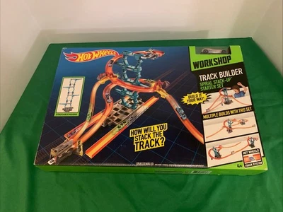 Hot Wheels Workshop Track Builder Spiral Stack-up Starter Set CHX36 ~ New RARE - Image 1 of 4