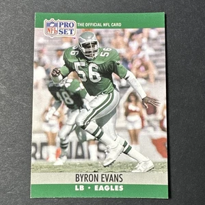 Byron Evans 1990 Pro Set #605 Philadelphia Eagles Rookie Football Card - Picture 1 of 2