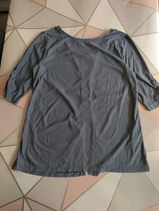 North Ridge Woman’s Tech Tee T-Shirt Grey Black  Size UK 12 Hiking Walking  - Picture 1 of 6