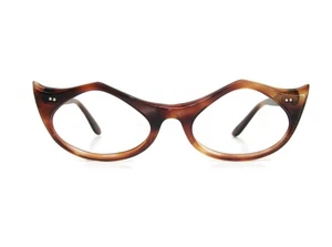 Vintage 60s RAY BAN Griffin Sunglasses Tortoise Bat Wing Mid Century Frame - Picture 1 of 6