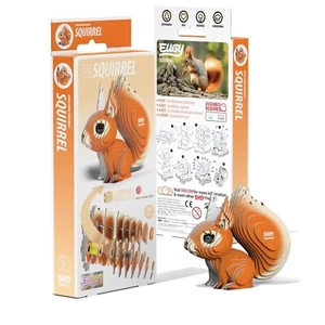 Squirrel 3D Cardboard Model Kit Eugy New - Picture 1 of 4
