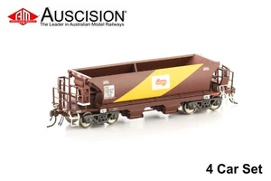 Auscision (NBH-10)State Rail Authority SRA Red/Yellow with Candy L7 - 4 Car Pack - Picture 1 of 1