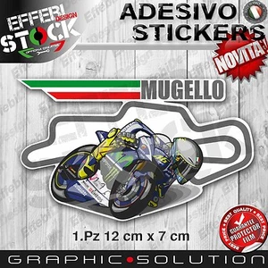 Adhesivo Etiqueta Engomada Mugello Circuit Love Italy Moto Gp SBK H.Quality - Imagen 1 de 1