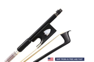 Advanced Violin bow 4/4 Full Size Carbon Fiber Bows for violin Natural Bow Hair - Picture 1 of 8