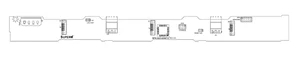 Supermicro BPN-SAS3-825MTQ 1U 3-Port 12Gbps Backplane Supports 3x3.5 SAS/SATA HD - Picture 1 of 1