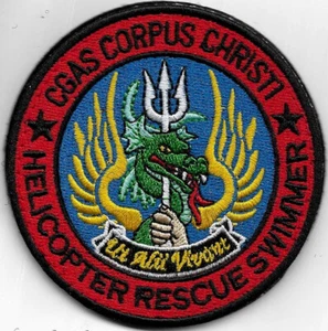 HELICOPTER RESCUE Rettungsflieger TEXAS Police Patch Polizei Abzeichen Swimmer - Bild 1 von 5
