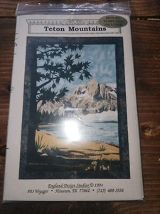 Teton Mountains Quilt Pattern England Design Studios w/ Iron On Templates - Bild 1 von 2