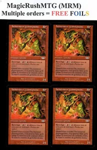 *MRM* FR/VF 4x Incinerateur Gemmepaume - Gempalm Incinerator MTG LGN - Picture 1 of 1