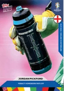 Jordan Pickford - Penalty homework pays off EURO 2024 TOPPS NOW Card 48 - Picture 1 of 1