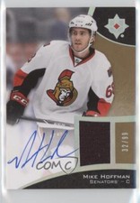 2015 Upper Deck Ultimate Collection Spectrum 32/99 Mike Hoffman Patch Auto