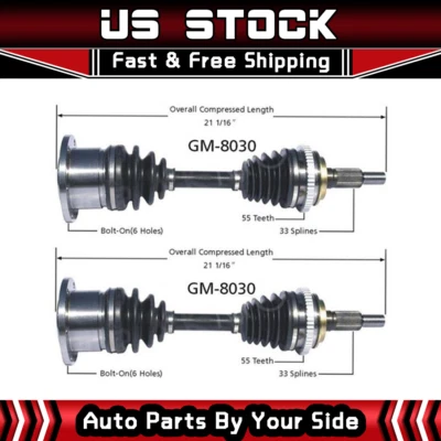 Par delantero conjunto eje CV Surtrack CV para Chevrolet Blazer 4x4 1992 1993 94 Foto 1 de 4