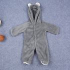 Newborn Baby Kids Girls Boys Teddy Bear Fleece Hoodie Romper Jumpsuit Sleepsuit