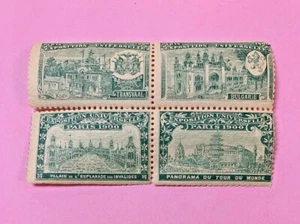 4 estampillas de goma: Exposición Transvaal y Bulgaria de París 1900 - Imagen 1 de 3